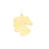 Imagem de Pingente cavalo com chapa trabalhada - 0204940