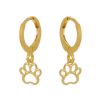 Imagem de Brinco argola click com pata - 0523665 