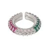 Imagem de Piercing de pressão pedras coloridas - 0207263