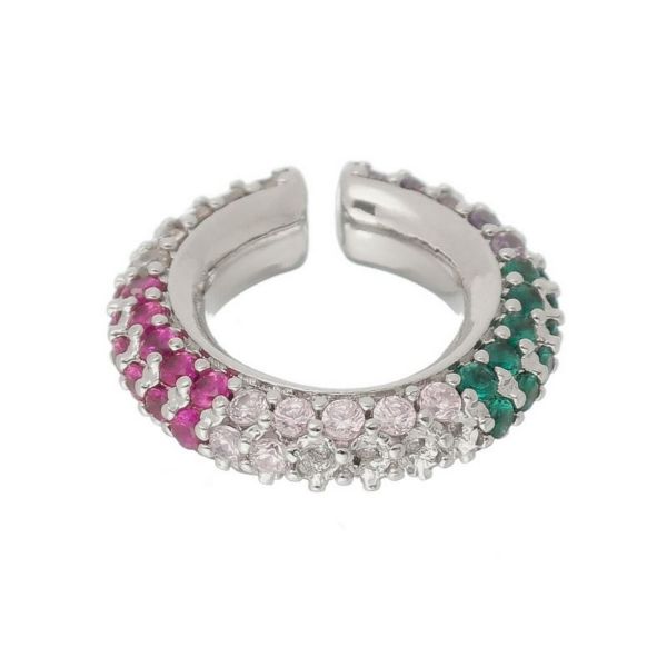 Imagem de Piercing de pressão pedras coloridas - 0207263