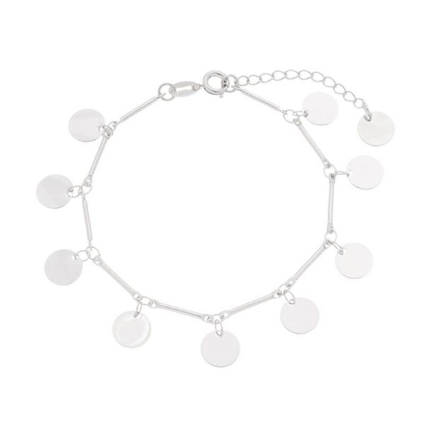 Imagem de Pulseira palitos pingentes chapa - 0405561