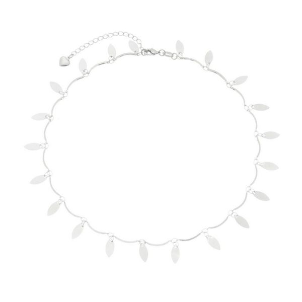 Imagem de Corrente choker pingente folha - 0305457