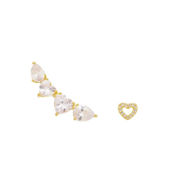 Imagem de Brinco ear cuff pedras zircônia - 0524460