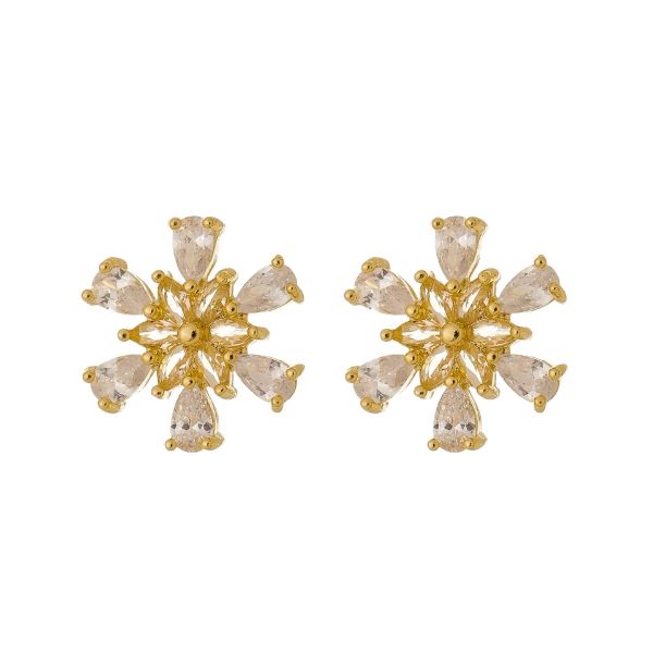 Imagem de Brinco flor zircônia - 0524682