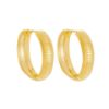 Imagem de Brinco argola chapa trabalhada - 0524977