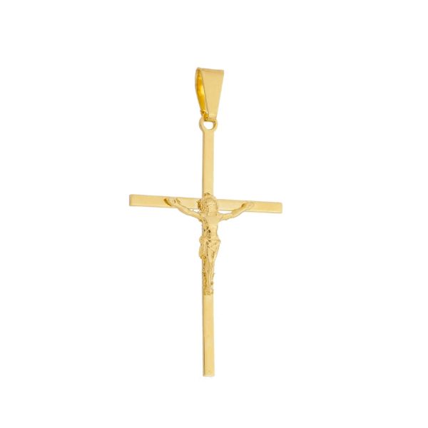 Imagem de Pingente cruz com Cristo - 0206594