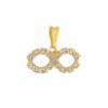 Imagem de Pingente infinito com pedras strass - 0206570