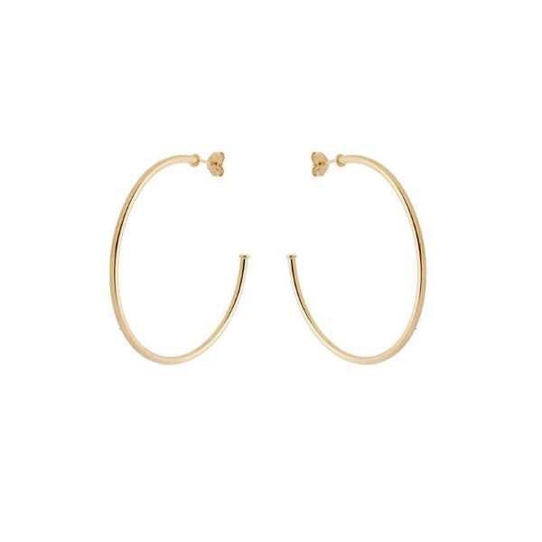 Imagem de Brinco argola tubo 2mm; 3,5cm - 0517003