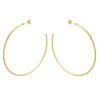 Imagem de Brinco argola tubo 3,1mm liso; 5cm - 0522396