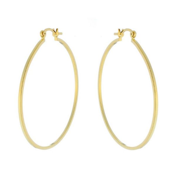 Imagem de Brinco argola fio quadrado; 4,8cm - 0522390