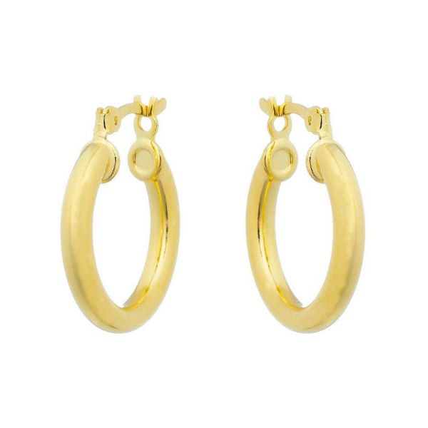 Imagem de Brinco argola tubo 3mm liso; 2cm - 0522706
