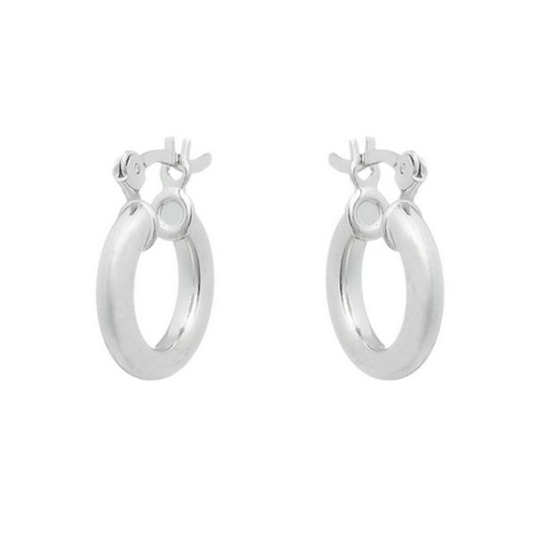 Imagem de Brinco argola tubo 3mm liso; 1,5cm - 0522704