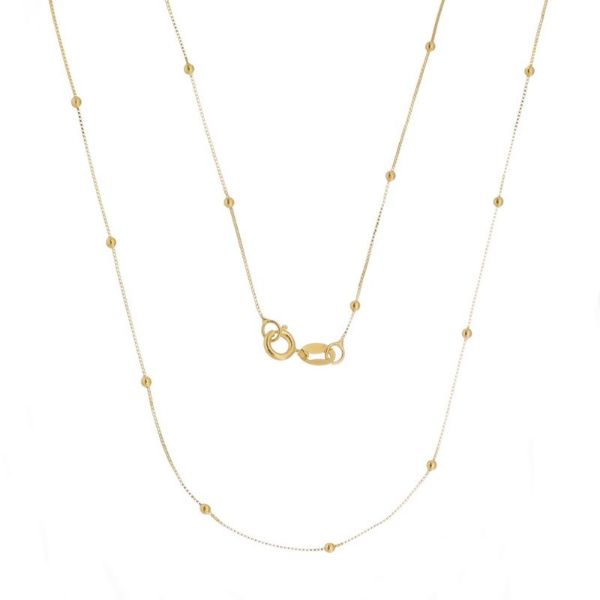 Imagem de Corrente veneziana com bolinhas; 60cm - 0305134 