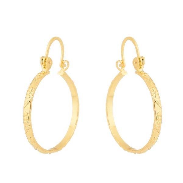 Imagem de Brinco argola fio trabalhado; 1,8cm - 0523143