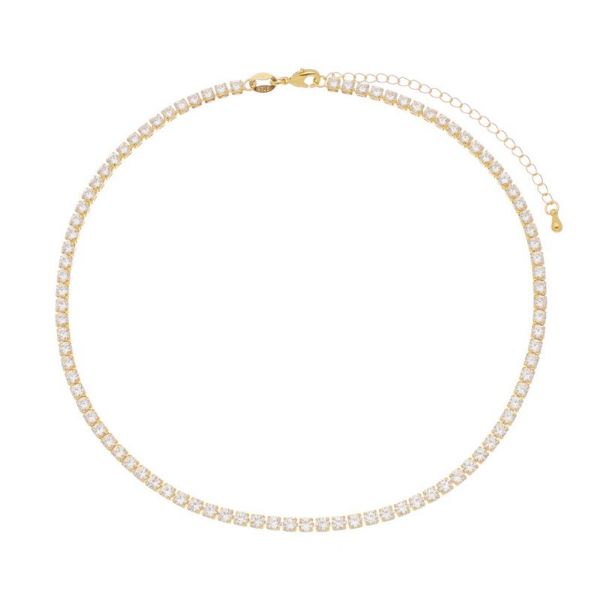 Imagem de Corrente choker riviera zircônia; 35cm - 0305354