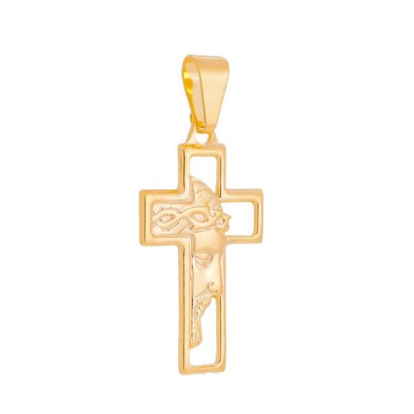 Imagem de Pingente cruz com Cristo; 2,5cm - 0207274