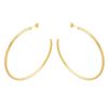 Imagem de Brinco argola tubo 3,1mm liso; 5cm - 0522396
