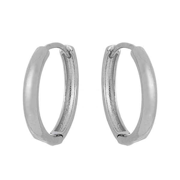 Imagem de Brinco argola click liso; 1,9cm - 0524733