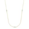 Imagem de Corrente Tiffany zircônia azul; 80cm - 0306103