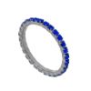 Imagem de Aliança inteira strass - 0105317 Azul Bic