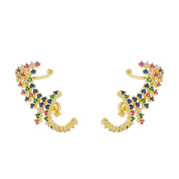 Imagem de Brinco ear cuff pedra zircônia - 0525960-Cores