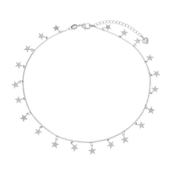 Imagem de Corrente choker estrela chapa lisa - 0306272