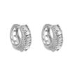 Imagem de Brinco argola baguete zircônia - 0525944 - Cores