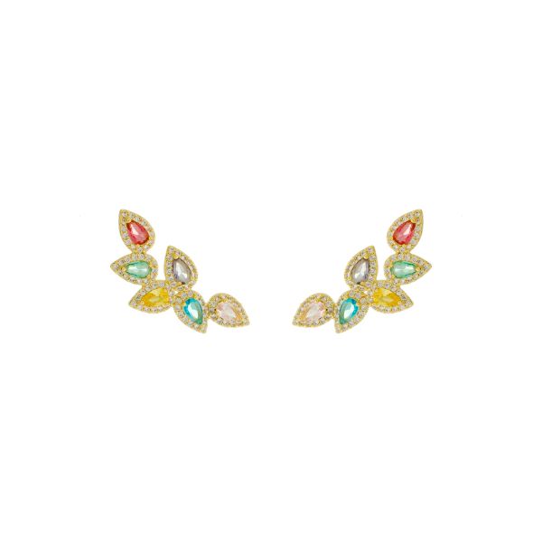 Imagem de Brinco ear cuff pedras zircônia - 0525683 - Cores