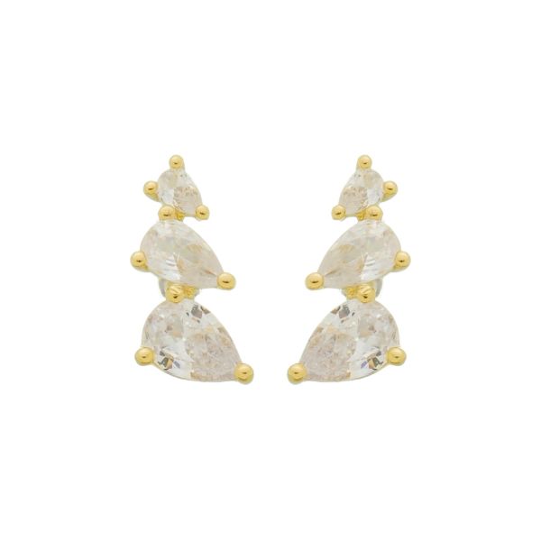 Imagem de Brinco ear cuff gota zircônia - 0525555 