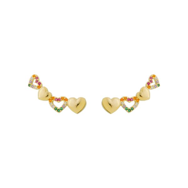 Imagem de Brinco ear cuff coração zircônia - 0525538 