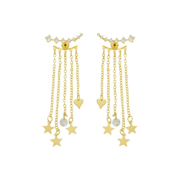 Imagem de Brinco ear cuff com pedras - 0526060 