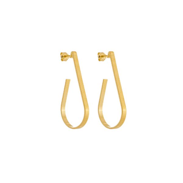 Imagem de Brinco argola gota fio; 2,7x1,7cm - 0526409 
