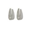 Imagem de Brinco argola click cravejada  zircônia - 0526443 -