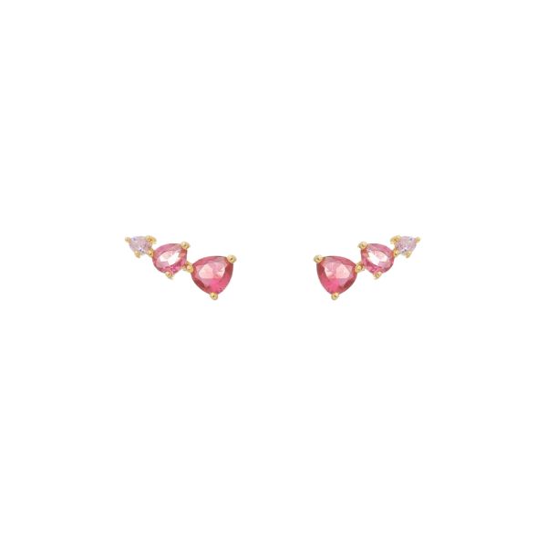 Imagem de Brinco ear cuff gota zircônia pink - 0526847