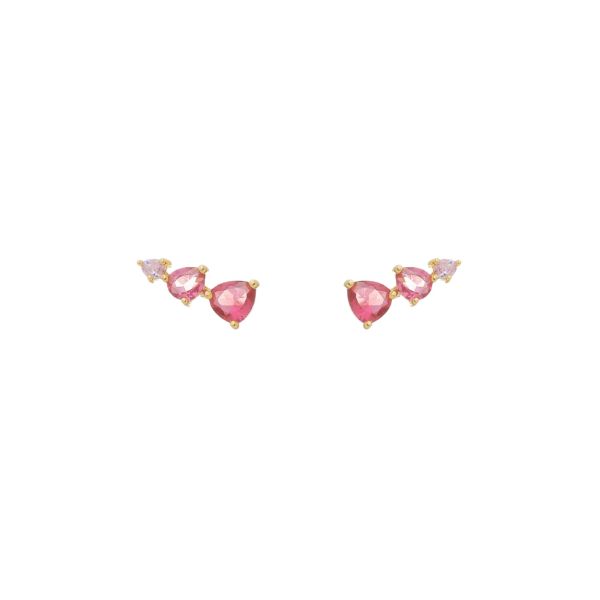 Imagem de Brinco ear cuff gota zircônia pink - 0526847