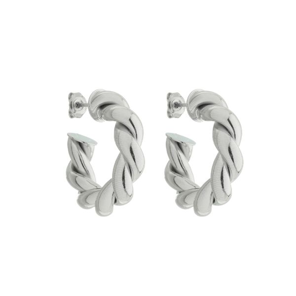 Imagem de Brinco argola tubo torcido - 0527448 