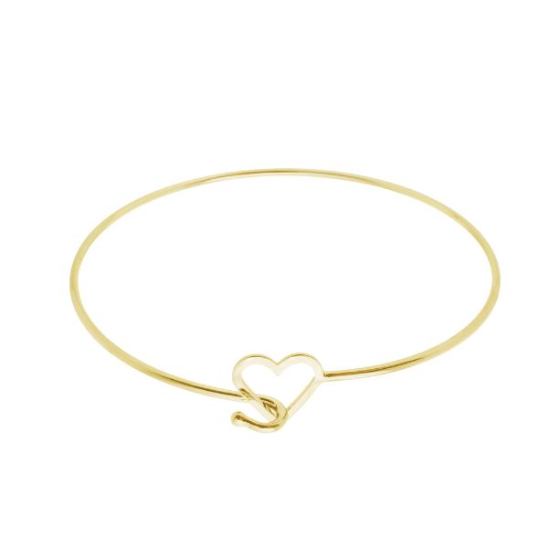 Imagem de Pulseira bracelete coração vazado - 0406096 - 