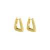 Imagem de Brinco argola triângulo; 1,5x1,3cm - 0527510