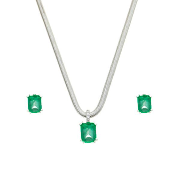 Imagem de Conjunto pedra fusion retangular - 1101342 Pink