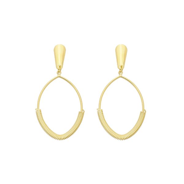 Imagem de Brinco oval vazado - 0526386 