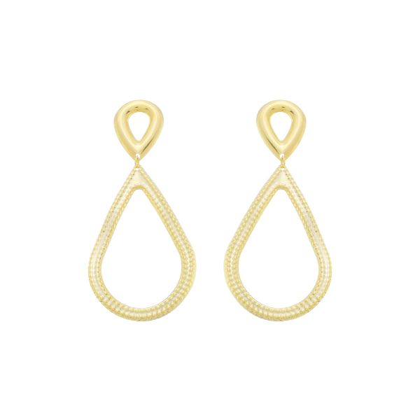 Imagem de Brinco gota chapa amassada - 0527652