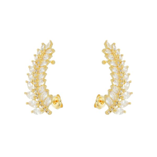 Imagem de Brinco ear cuff folha zircônia - 0527426 