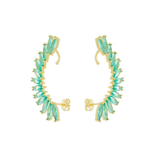 Imagem de Brinco ear cuff verde - 0527425