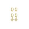 Imagem de Brinco dupla trevo - 0527822 -  