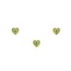 Imagem de Conjunto coração zircônia verde; 1,1cm - 1101375 - 