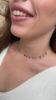 Imagem de Corrente choker pingentes cruz colorido - 0305308