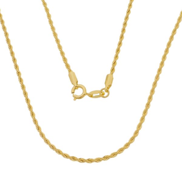 Imagem de Corrente cordão torcido 2mm; 45cm - 0304987