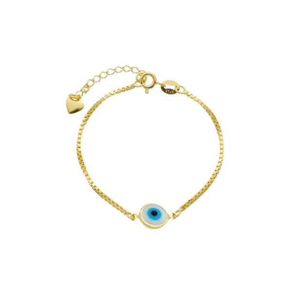 Imagem de Pulseira infantil com olho grego - 0404646