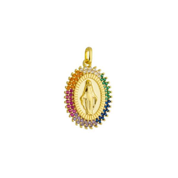 Imagem de Pingente Nossa Senhora das Graças zircônia - 0207720