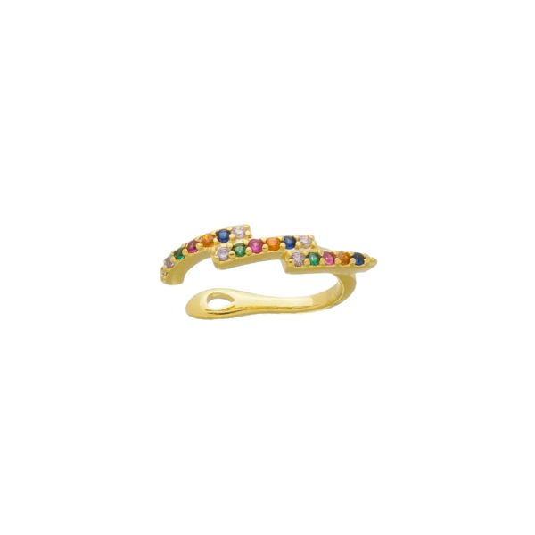Imagem de Piercing pressão zircônia colorida  - 0207609
